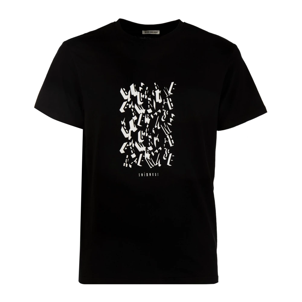 Bikkembergs Stijlvolle T-Shirt Collectie voor Mannen Black Heren