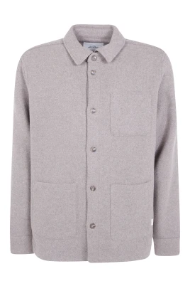 Overshirt i ull