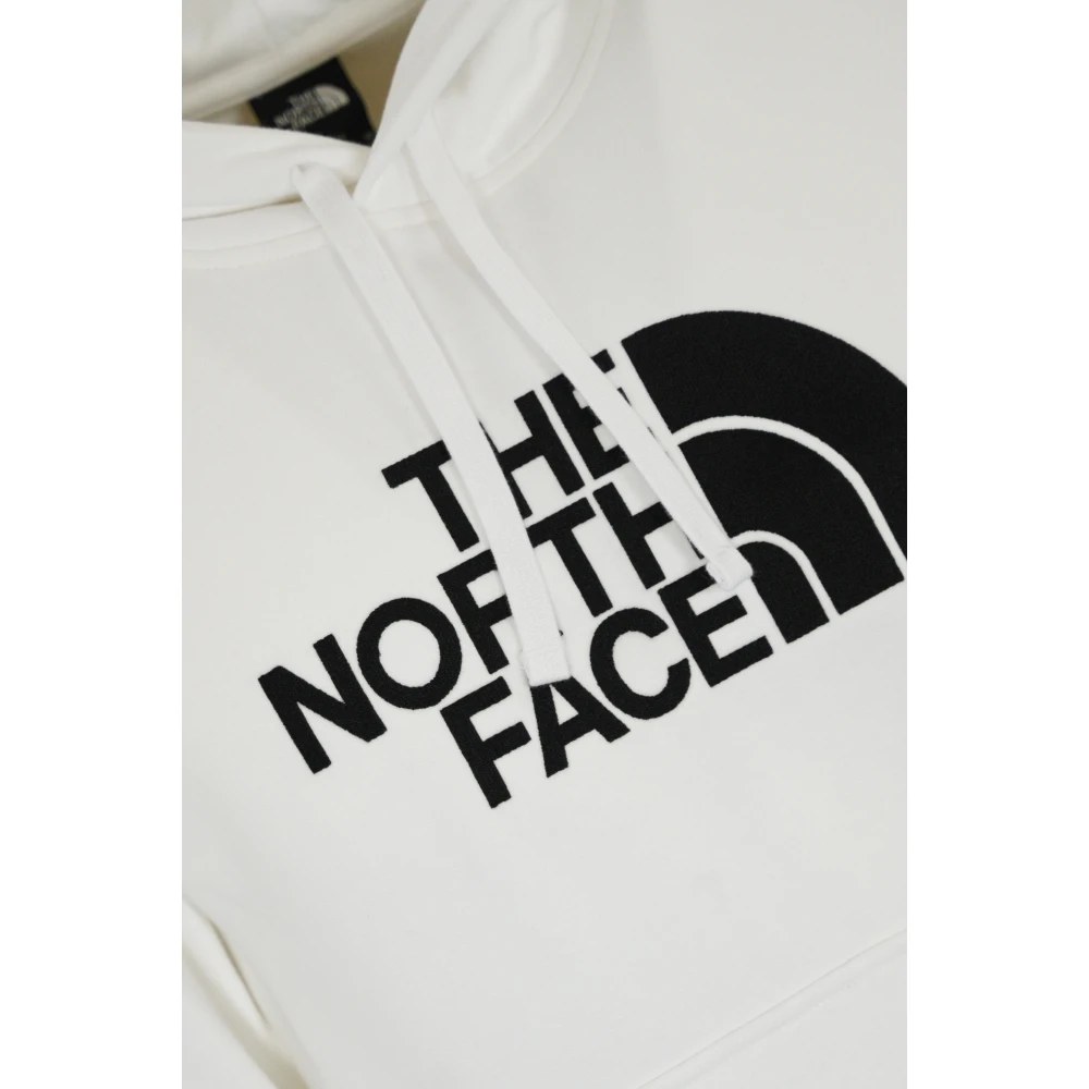 The North Face Witte Katoenen Hoodie White Heren