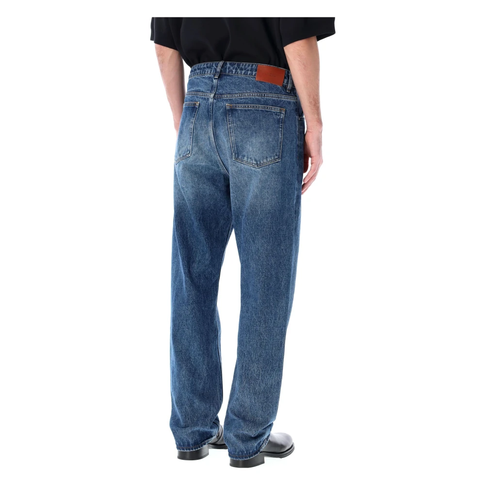 Studio Nicholson Klassieke Denim Broek Indigo Ss25 Blue Heren