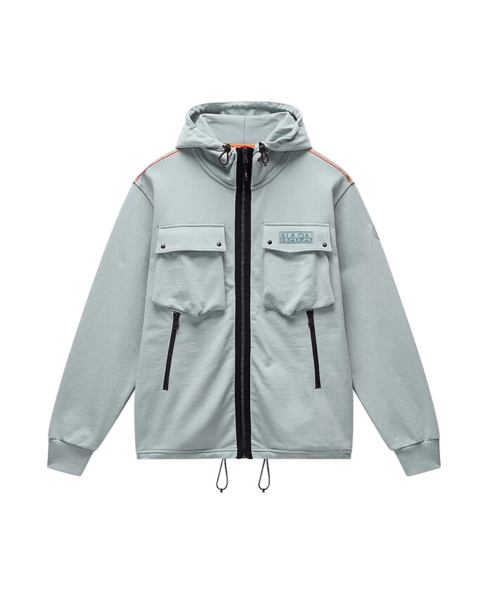 sweat-a-capuche-zip-urban-b-rivalto-fzh-vert