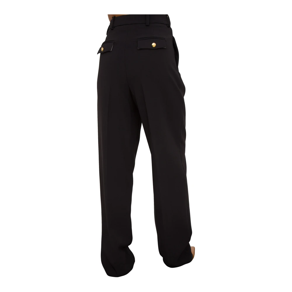 Elisabetta Franchi Stijlvolle Broek voor Vrouwen Black Dames
