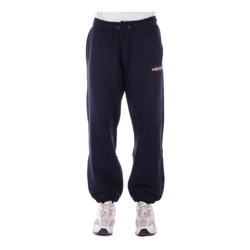 Guess Blauwe Casual Broek Blue Heren