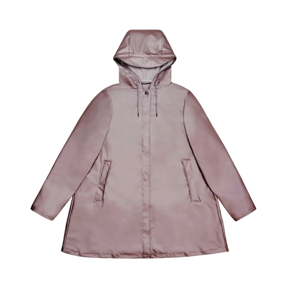 Rains A-lijn Jas voor Vrouwen Pink Unisex