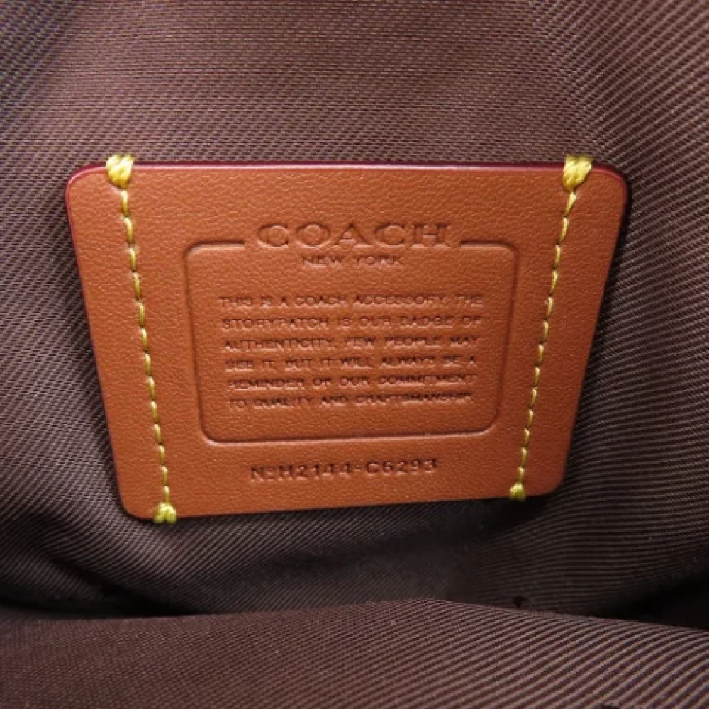 Coach Pre-owned Leather shoulder-bags Brown Dames