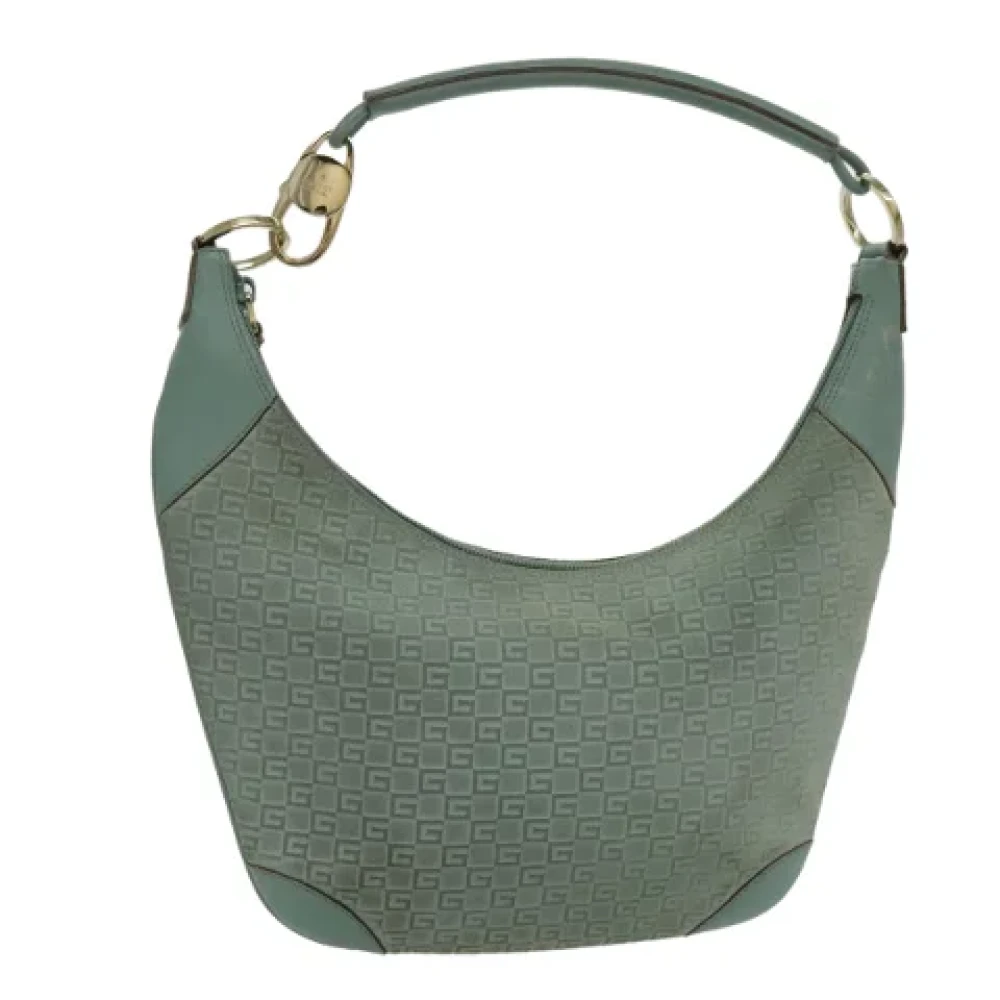 Gucci Vintage Pre-owned Suede gucci-bags Blue Dames