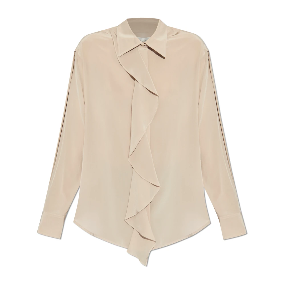 Victoria Beckham Zijden overhemd Beige Dames