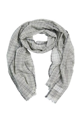 echarpe-a-carreaux-noir-blanc