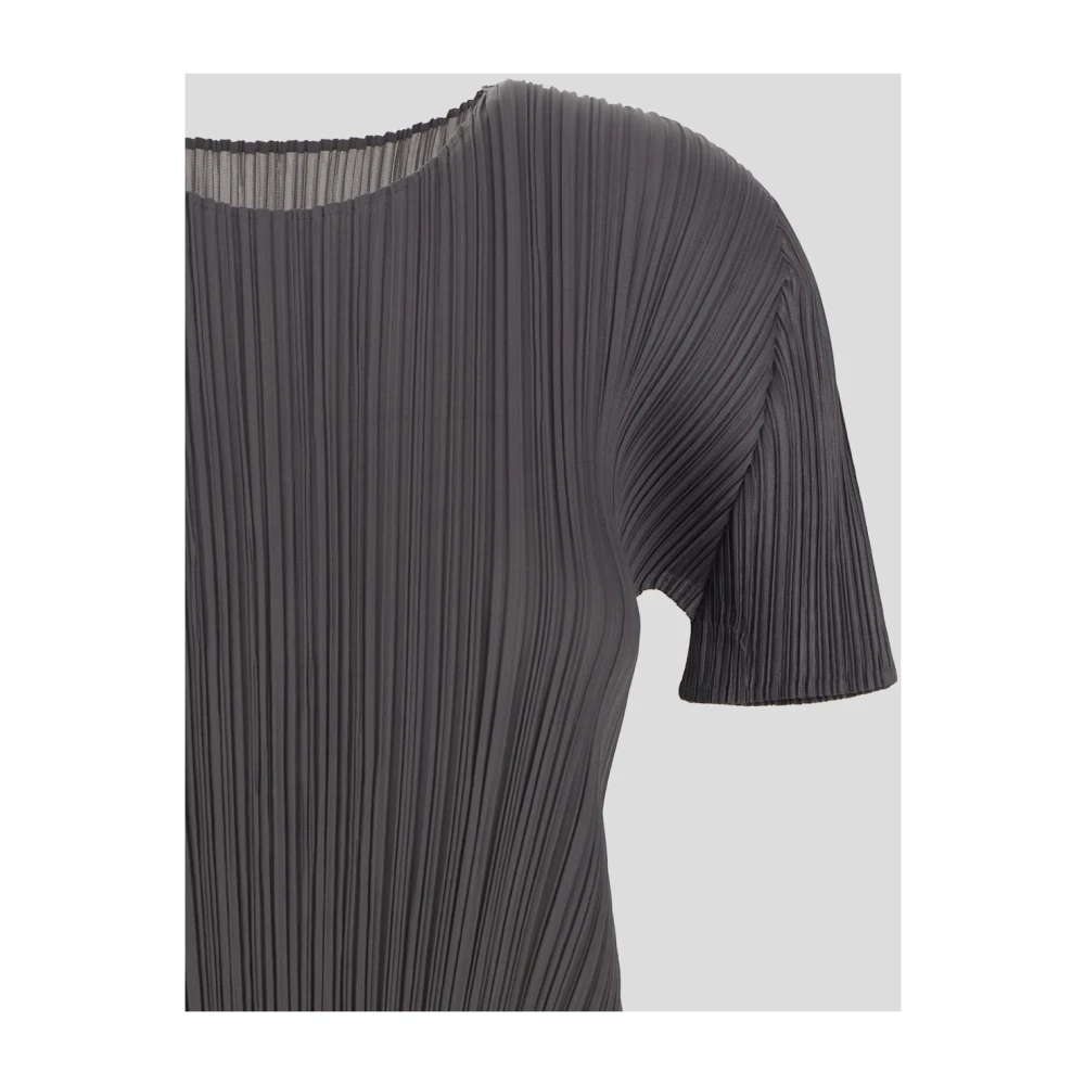 Issey Miyake Dames T-shirt Gray Dames