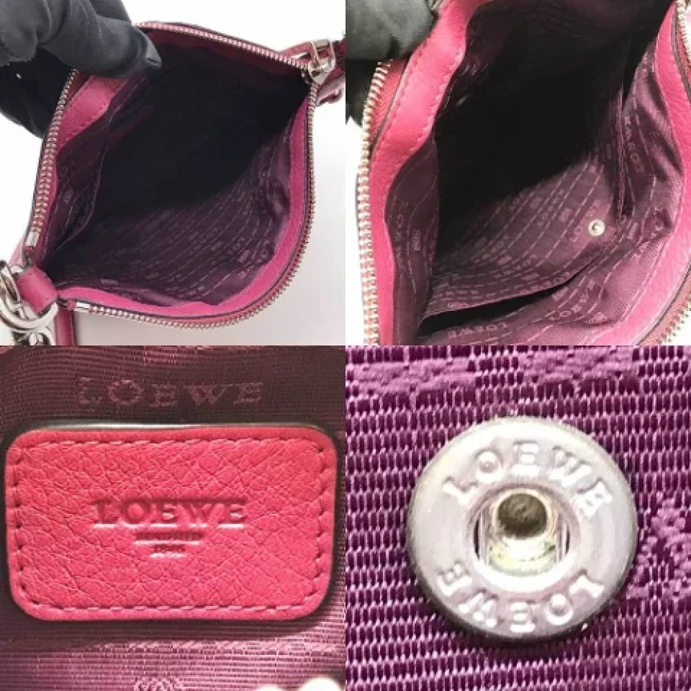 Loewe Pre-owned Fabric shoulder-bags Pink Dames