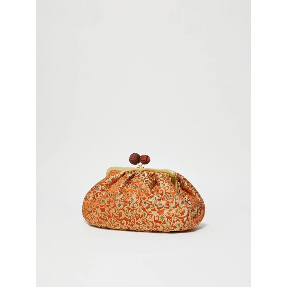 Max Mara Weekend Zijden Pasticcino Schoudertas Brown Dames