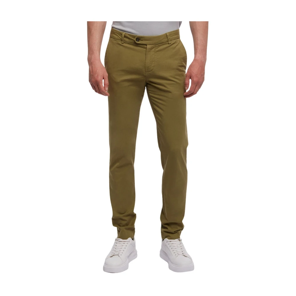 Brooks Brothers Green Chinos, Male, W30, Stretch Cotton Chinos