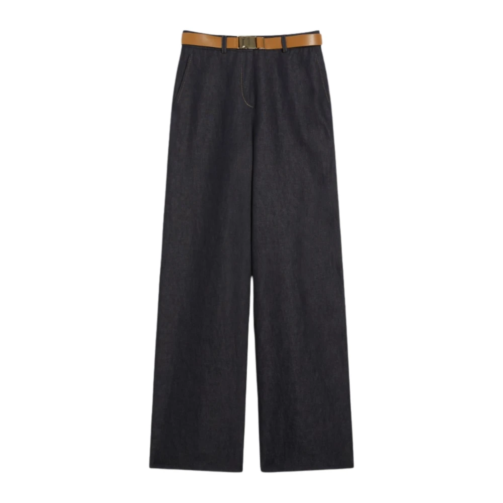 Trousers > Wide Trousers - - Max Mara Studio - Modalova