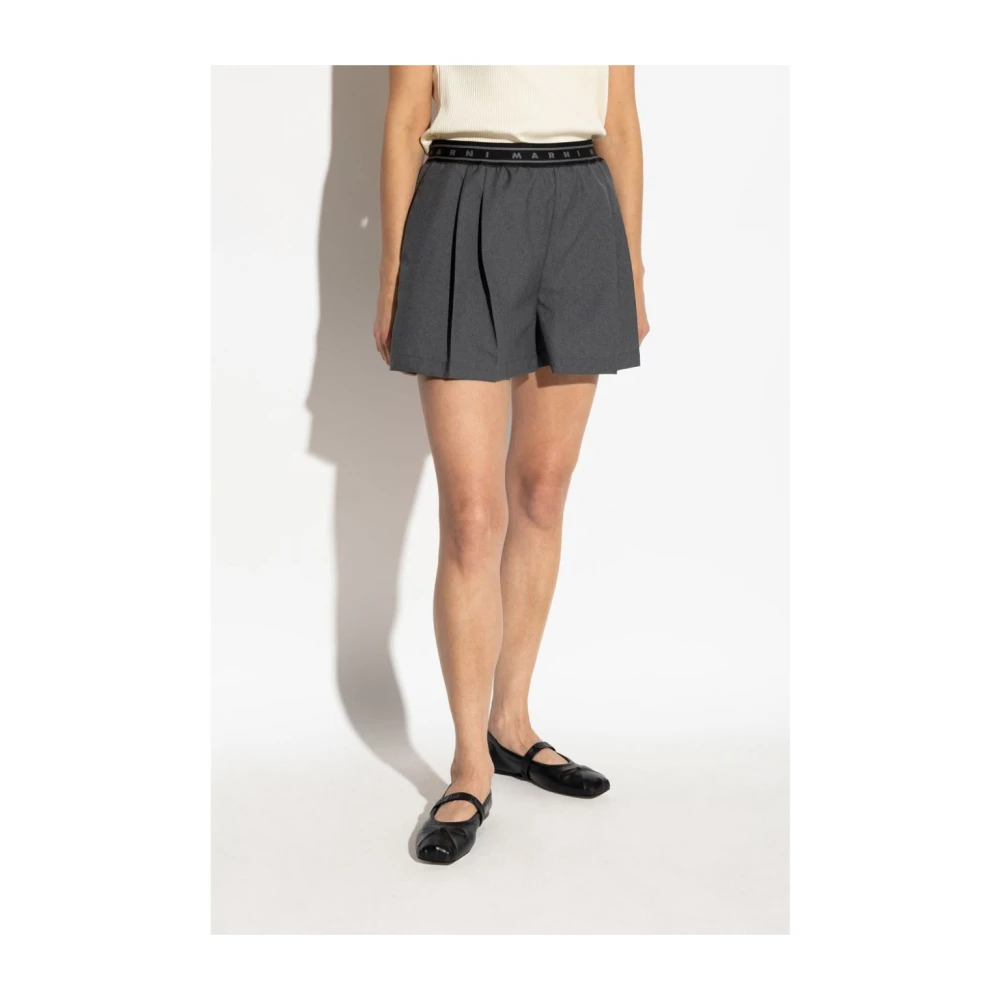 Marni Grijze Bermuda's Dameskleding Gray Dames