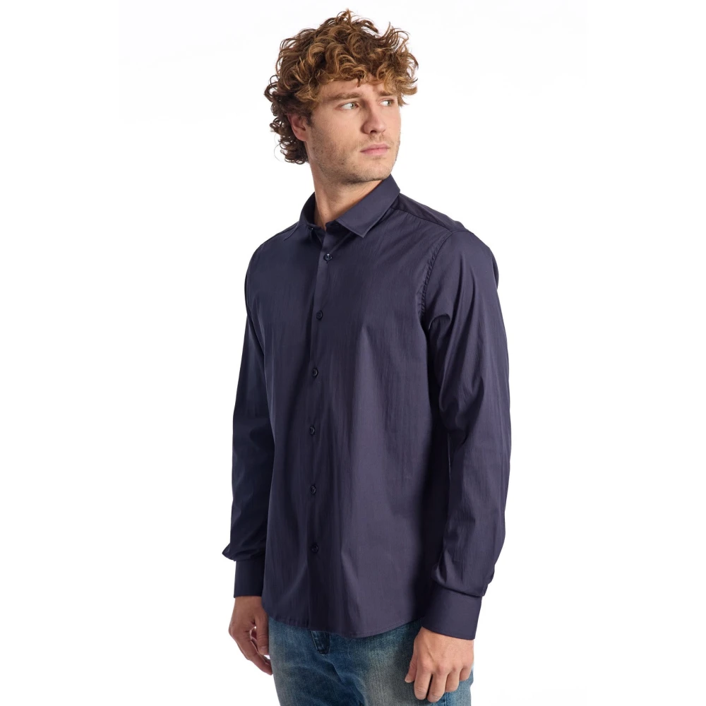 Baldinini Kleding Overhemden Blue Heren