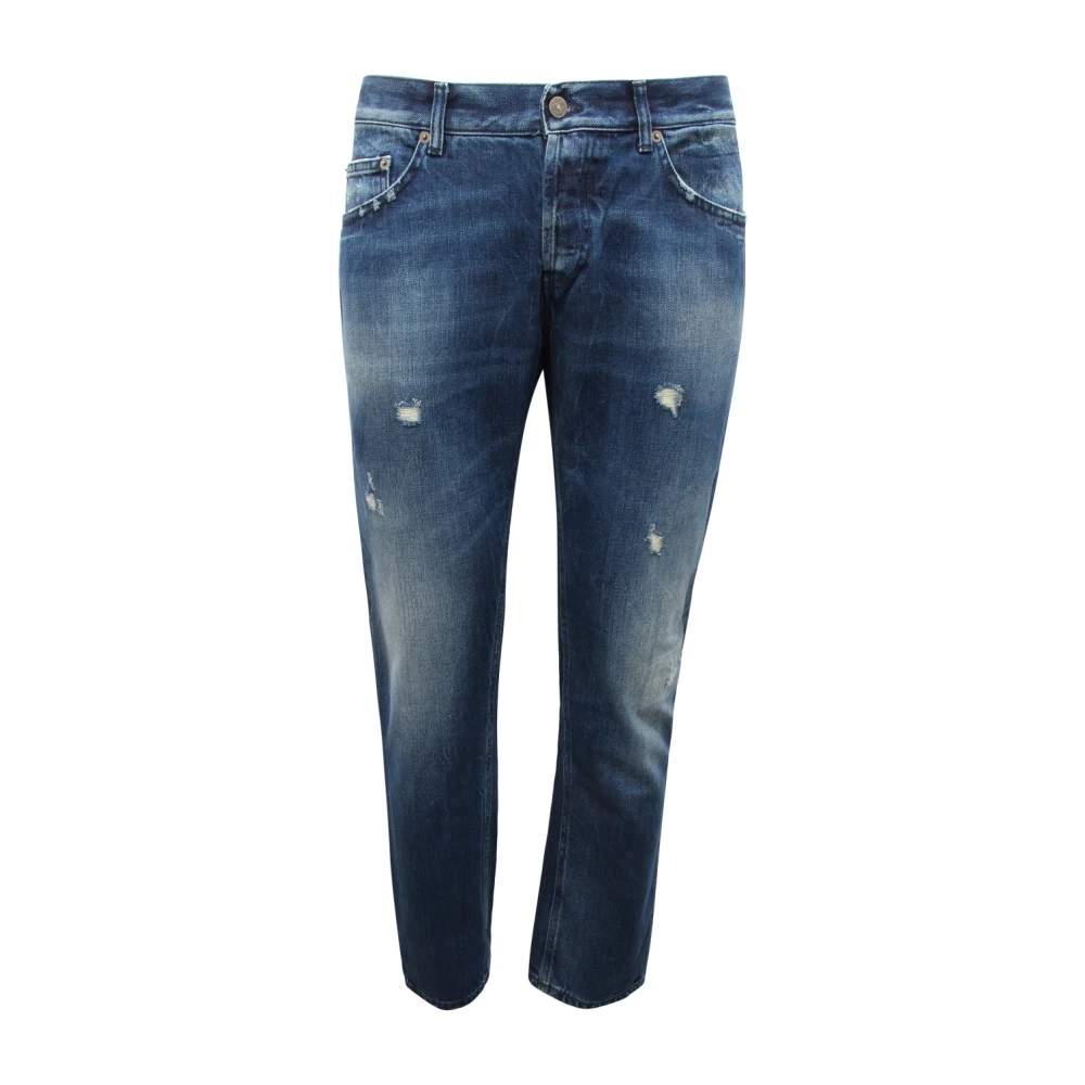 Dondup Men's Blue Slim-Fit Jeans,, Slim Fit Trousers Made In Italy W36