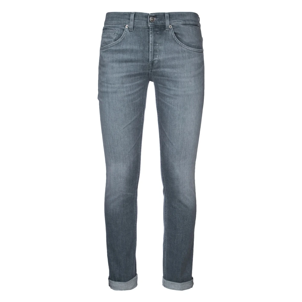 Dondup Lichtgrijze Denim Jeans Gray Heren