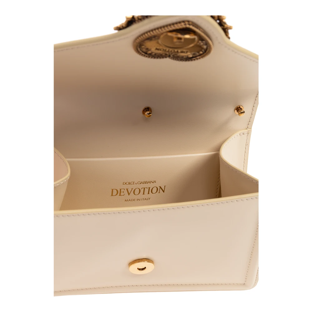 Dolce & Gabbana Devotion Small schoudertas Beige Dames
