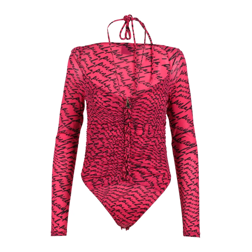 Pinko Elegant Body met stretchstof Red Dames