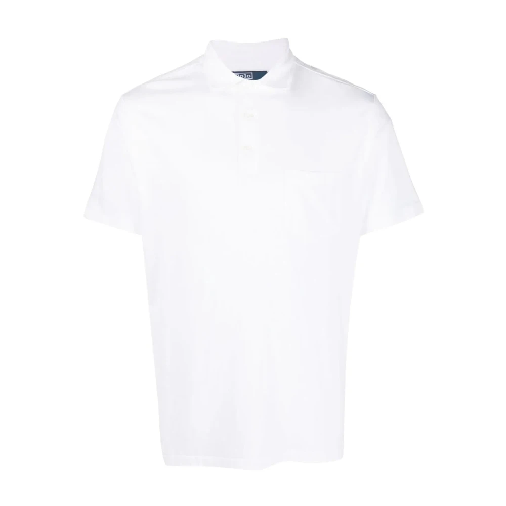 Polo Ralph Lauren Men's White Polo Shirts, S, Short Sleeve Polo Shirt