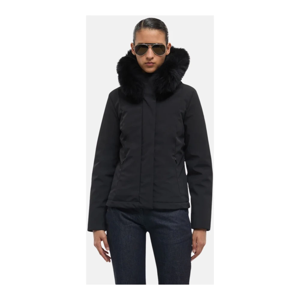 RefrigiWear Stijlvolle Jas voor Mannen Black Dames