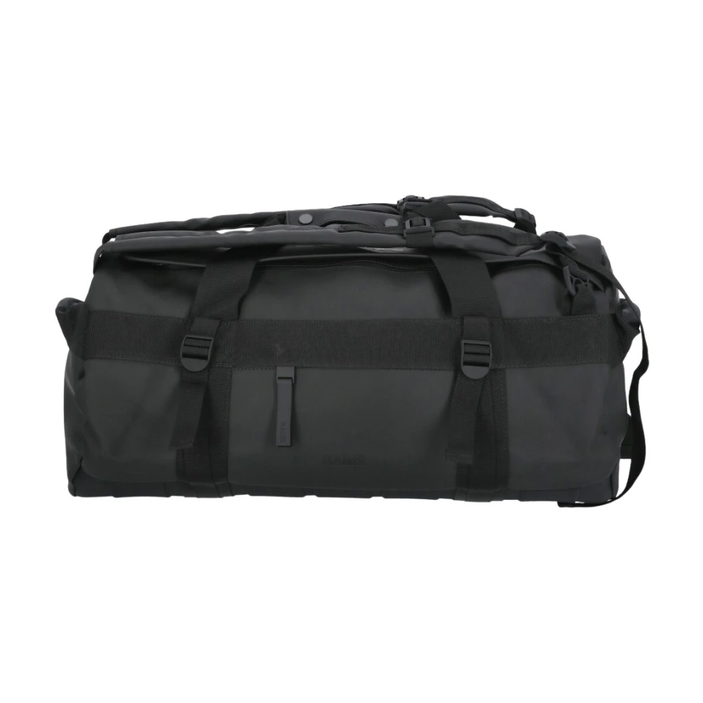 Rains Unisex Nero Texel Duffel Bag Small | Travel | | One Size - Immagine 3