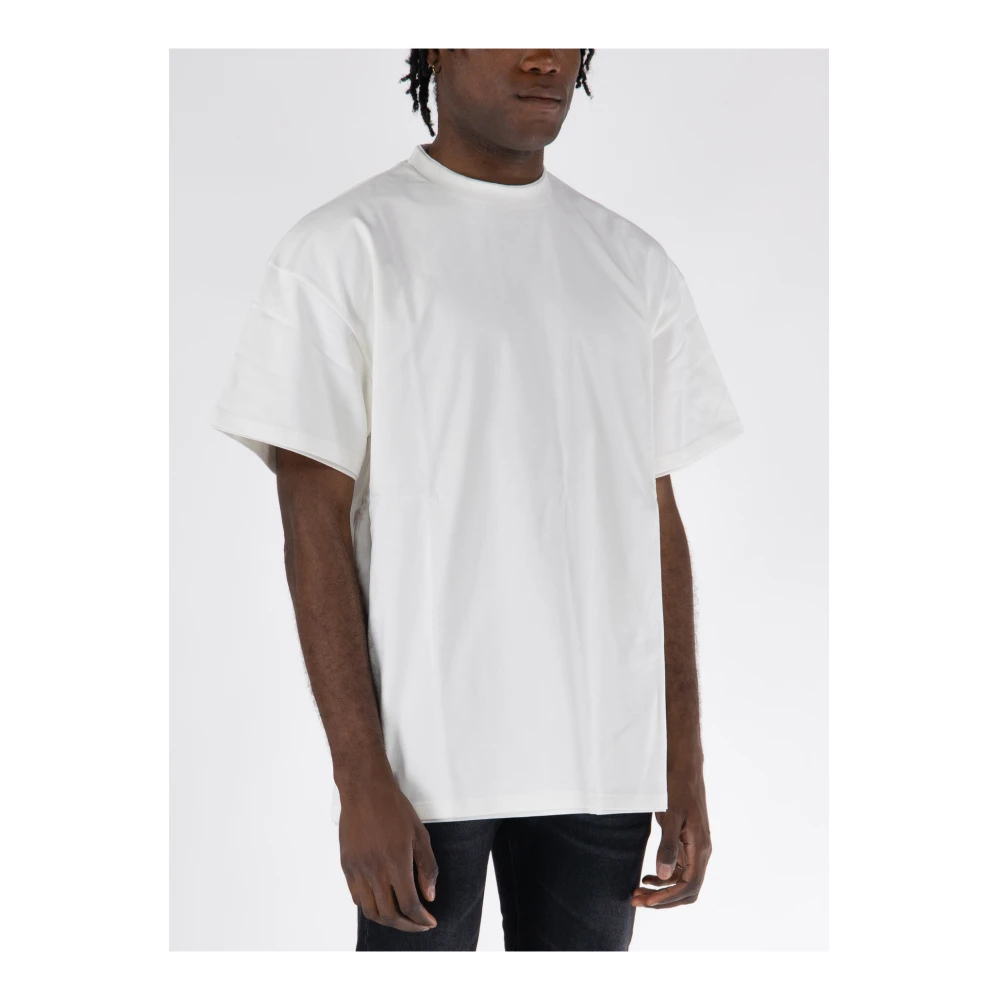 Jil Sander Dubbellag T-shirt White Heren