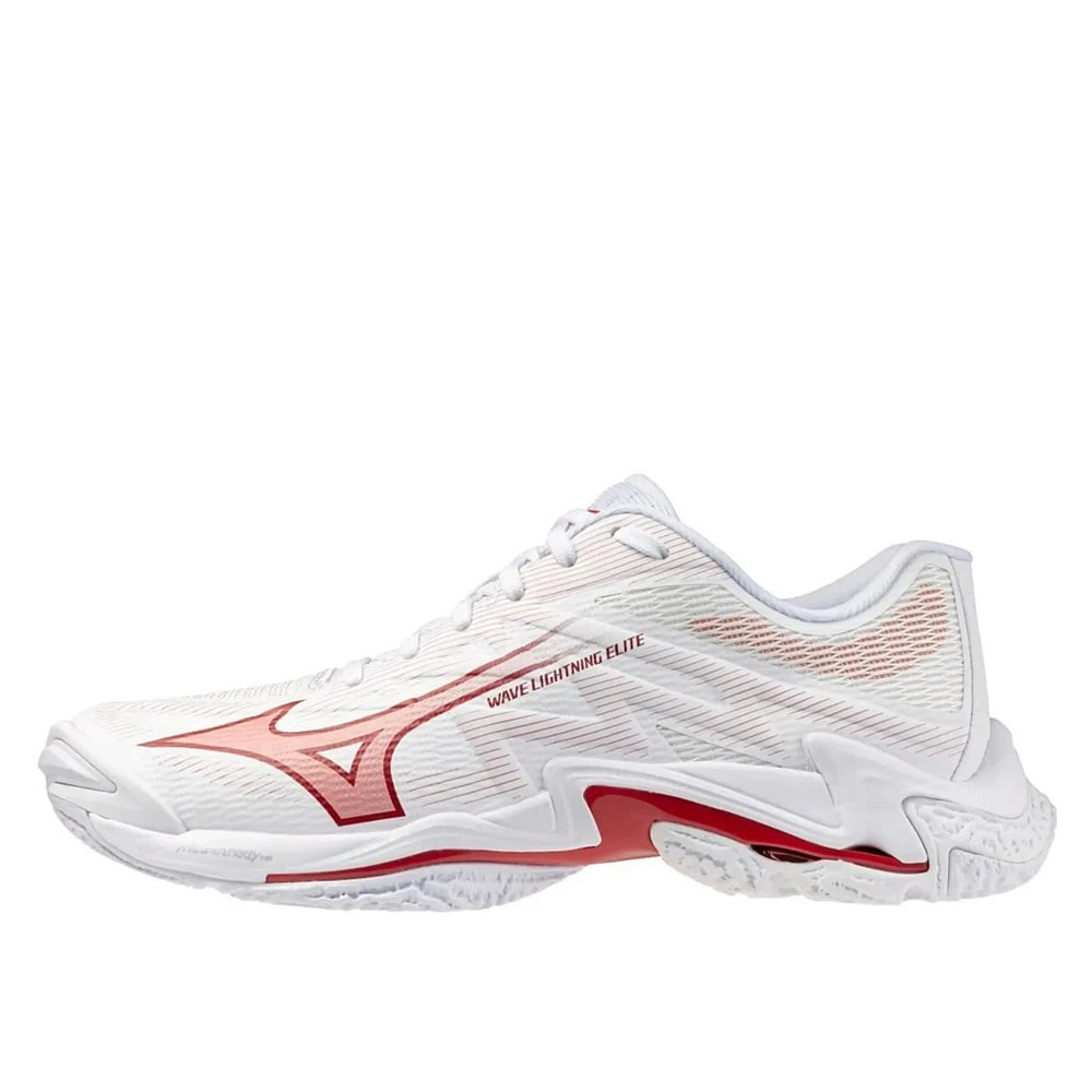 Mizuno White Trainers, Female, 9 Uk, Wave Lightning Elite