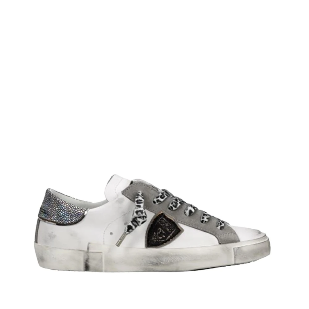 Philippe Model Prsx Low Dames Schoenen Wit
