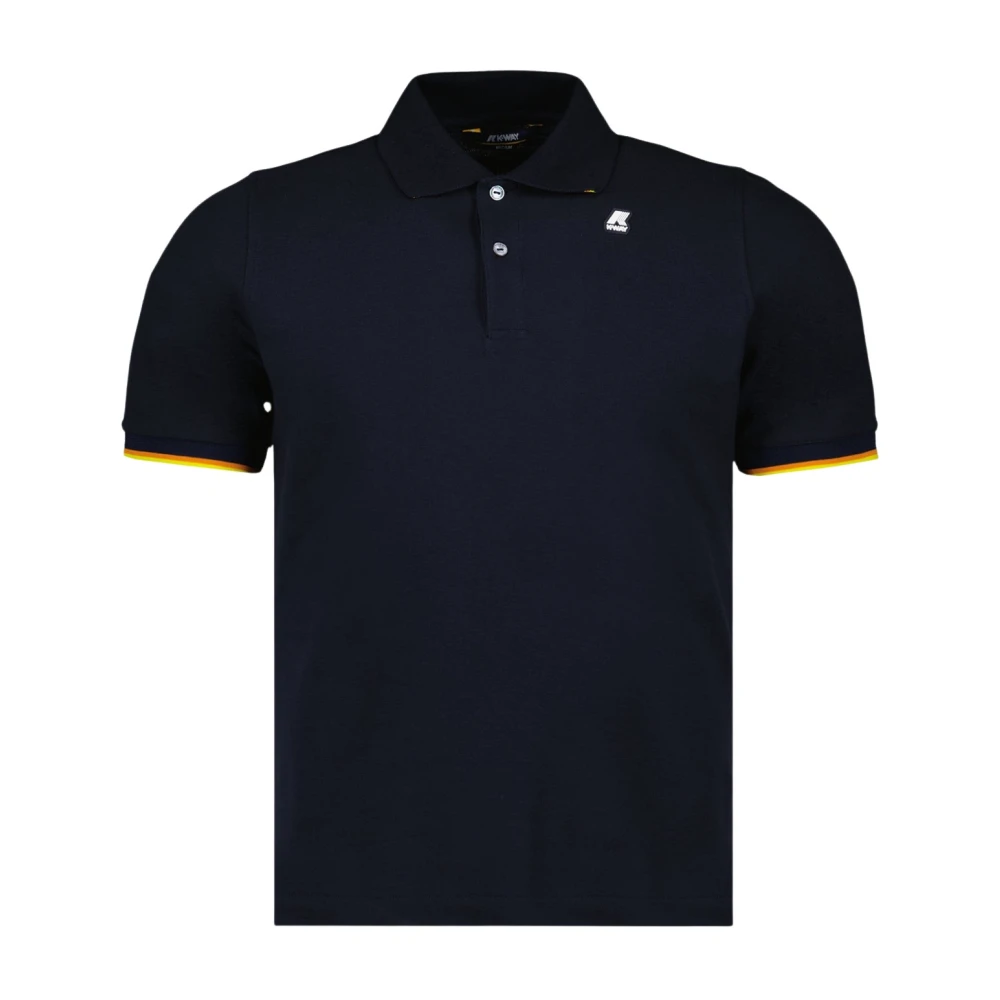 K-Way Men's Blue Polo Shirts, S, Polo Vincent
