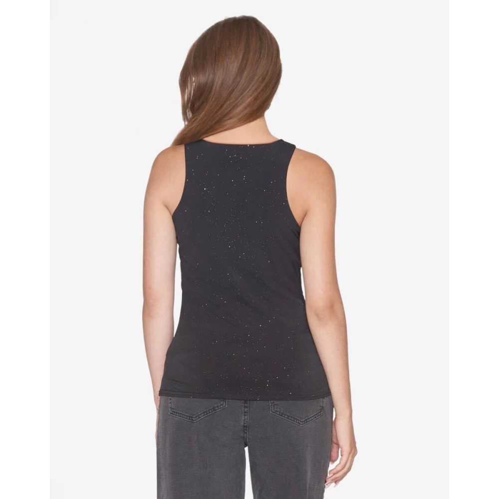 Sisters Point Lange Mouw Top in Goa Stijl Black Dames