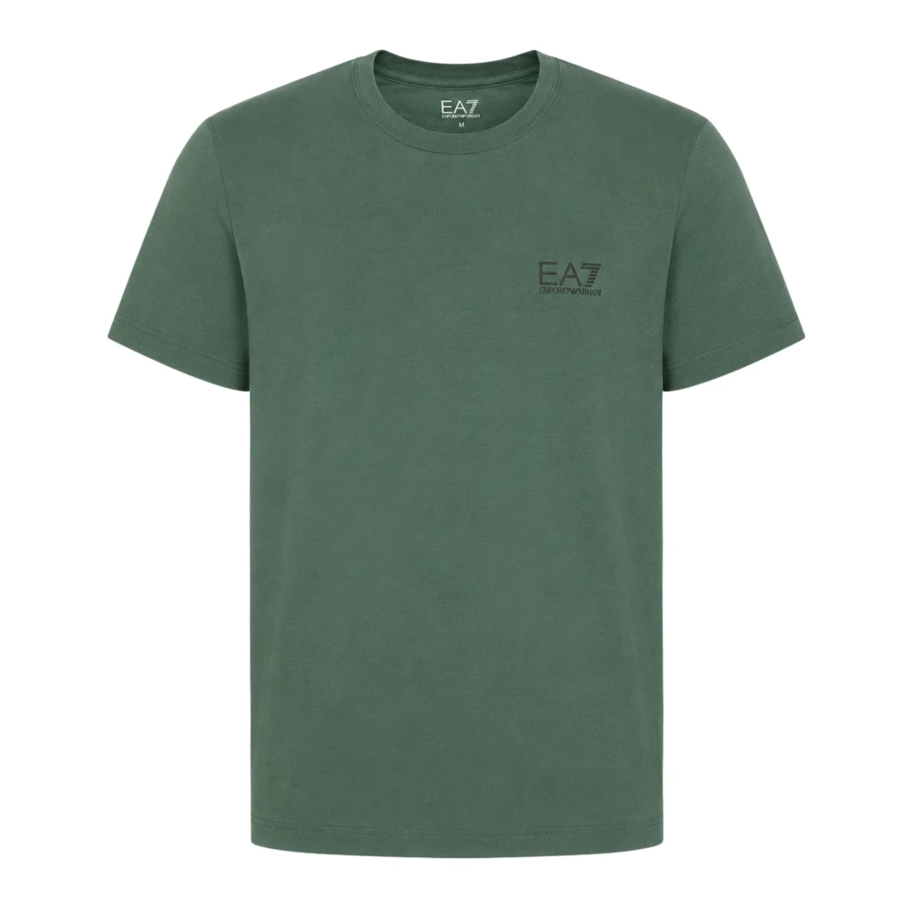 Emporio Armani Ea7 Homme Vert - T-Shirt En Jersey - Tops - Taille: M