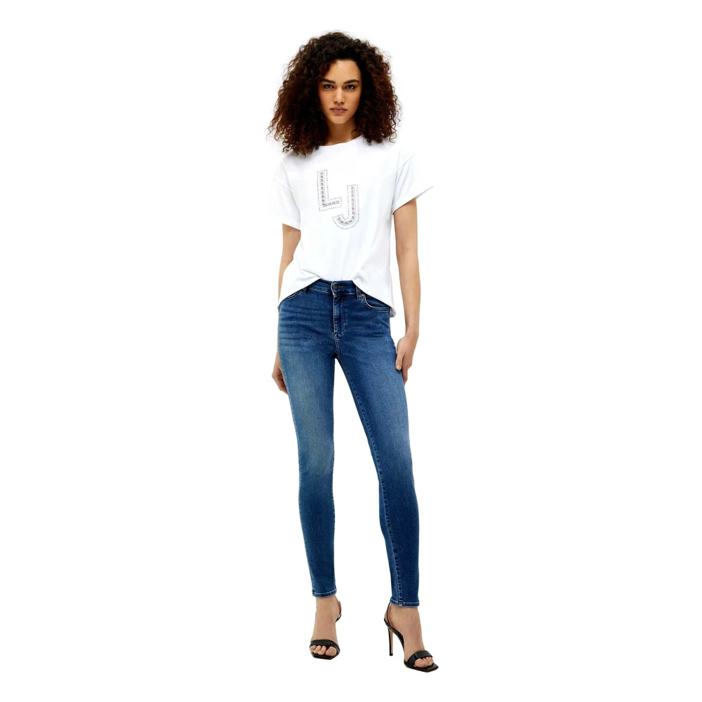 Liu Jo Elegante en Comfortabele T-Shirt White Dames