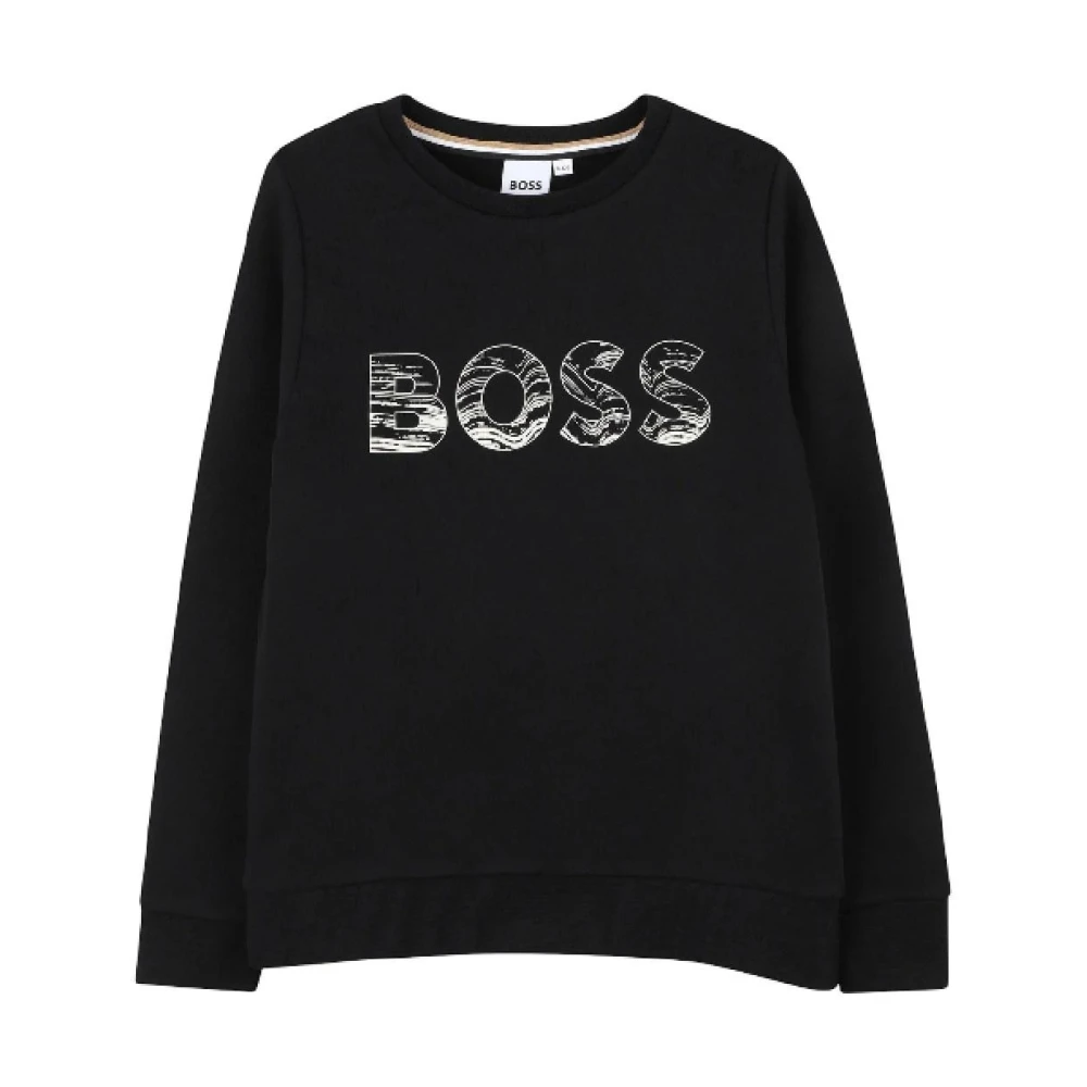 Hugo Boys Black Sweatshirts - Kids Sweatshirts - 16 Y - Kids