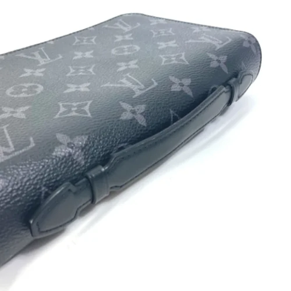 Louis Vuitton Vintage Pre-owned Canvas wallets Black Heren