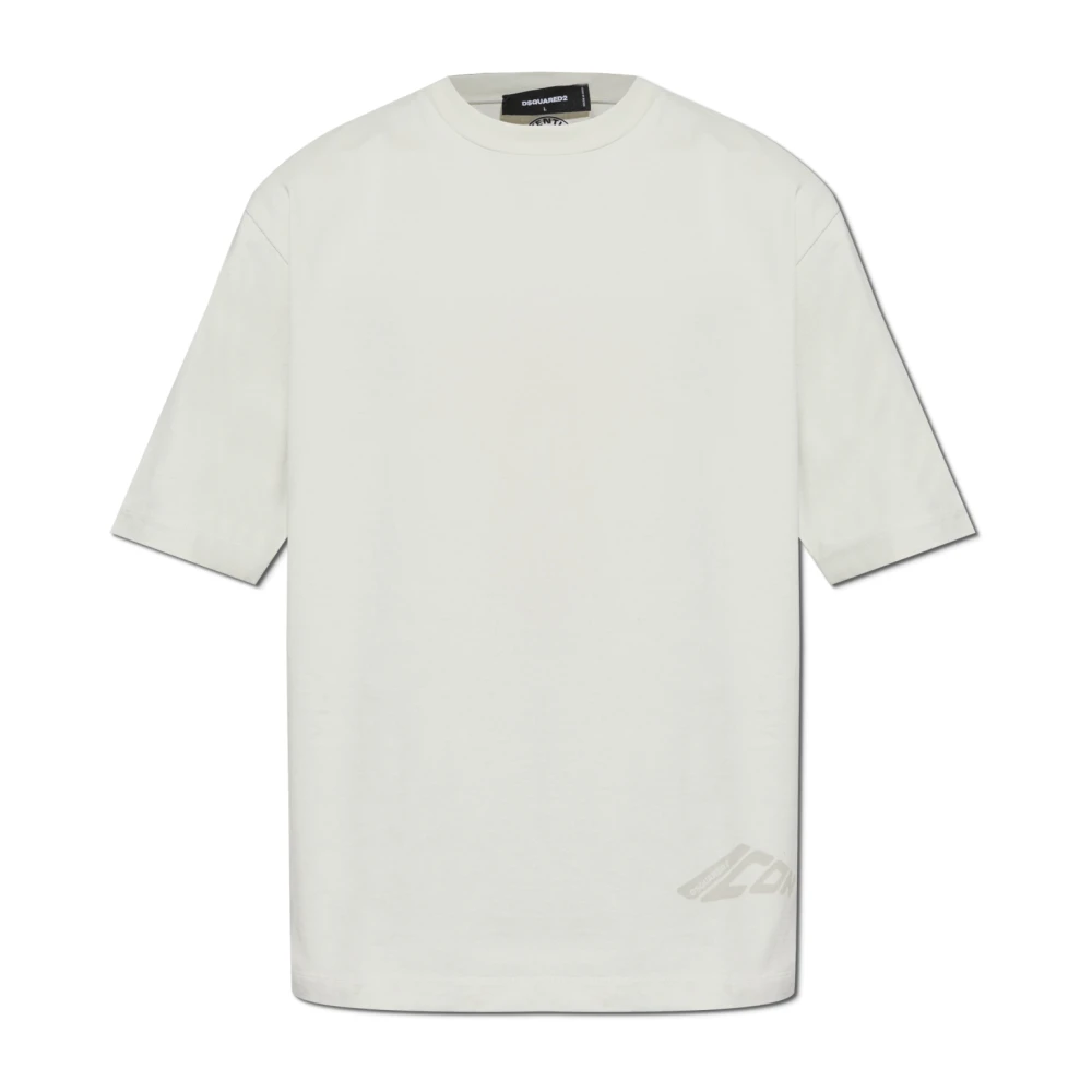 Dsquared2 Men's Gray Cotton T-Shirt