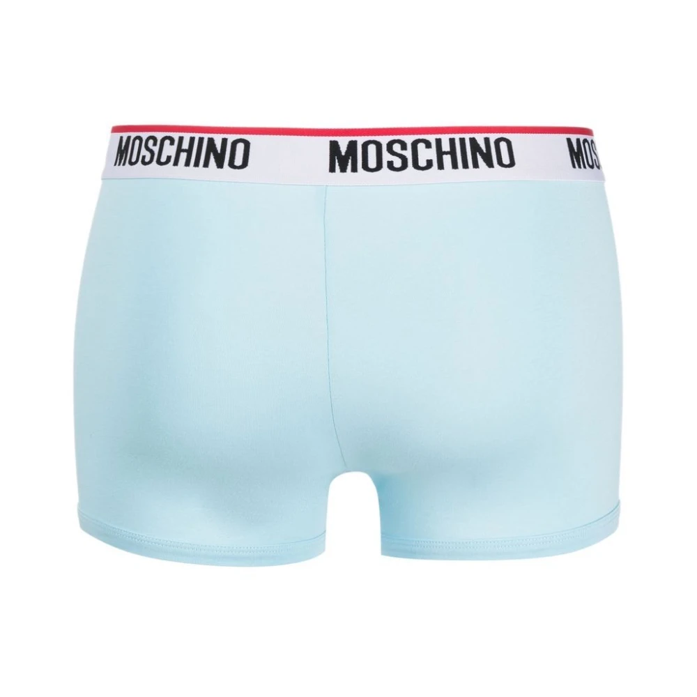 Moschino Mannen Brons-Design Ondergoed Blue Heren