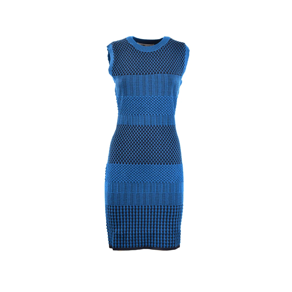 Diane Von Furstenberg Multicolor Knitted Dresses, Female, S, Midi Dress