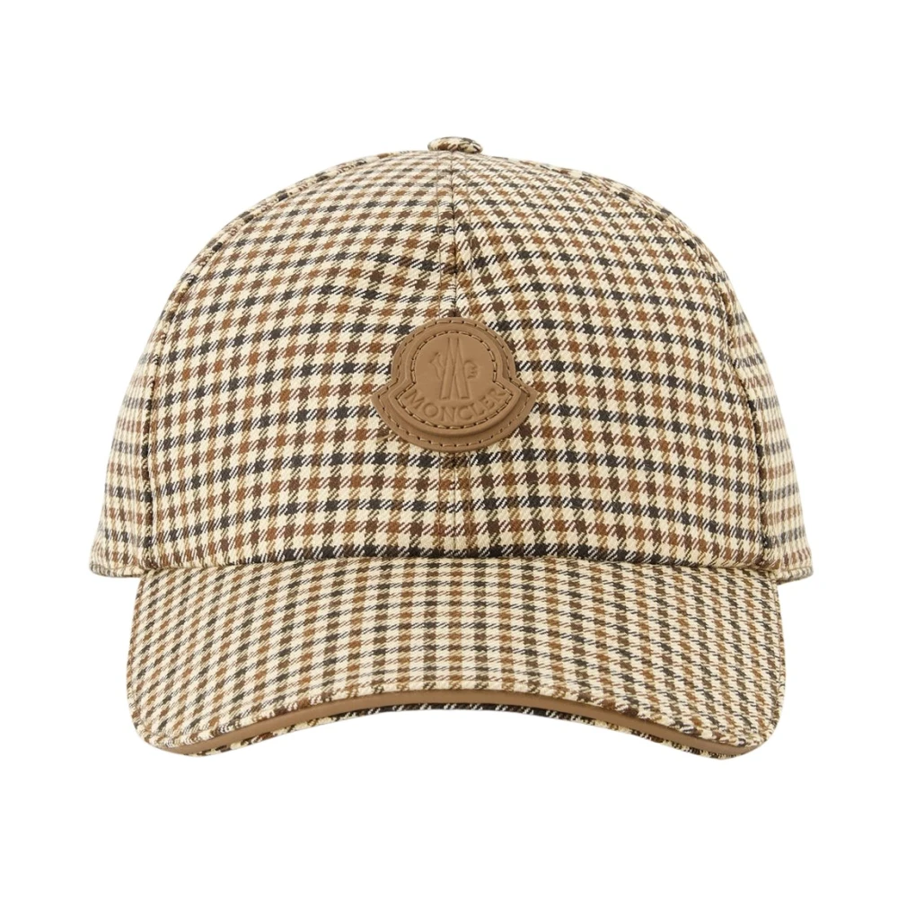 Moncler Check Wool Baseball Cap Men da Size: Misura Unica - Immagine 2