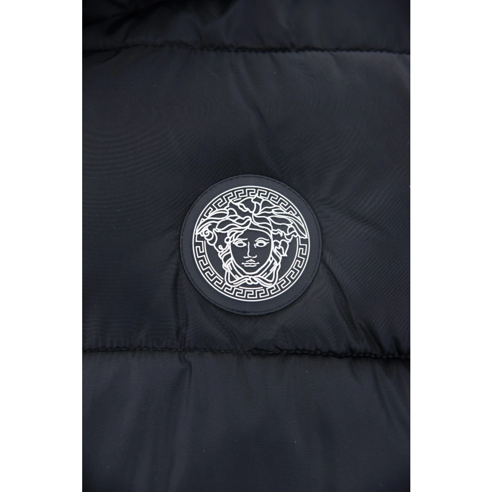 Versace Omkeerbaar Mouwloos Gewatteerd Jack Black Heren