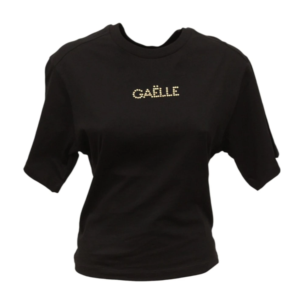 Gaëlle Paris Korte Mouw T-shirt Black Dames
