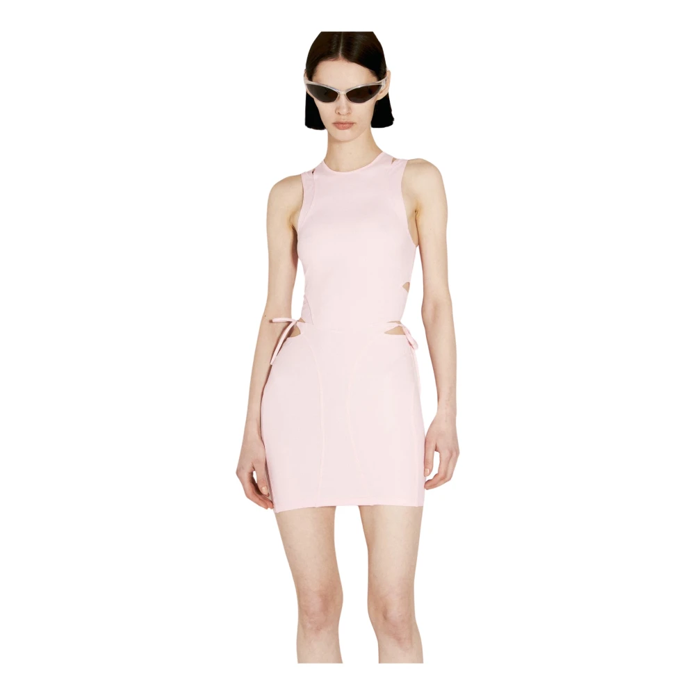 Vetements Pink Cut-Out Bikini Dress - Female - Short Dresses - S - Dresses