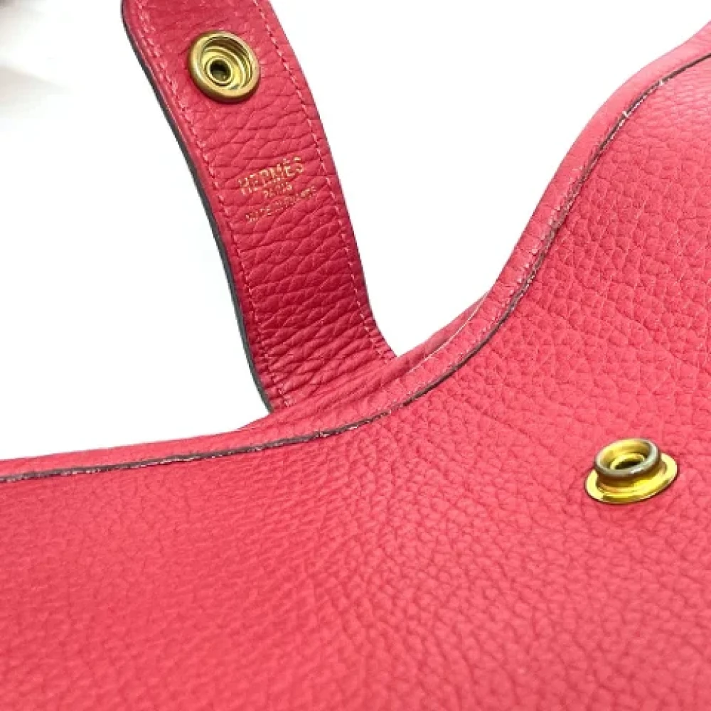 Hermès Vintage Pre-owned Leather shoulder-bags Red Dames
