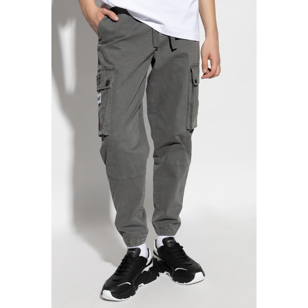 Dolce & Gabbana Broek met zakken Gray Heren