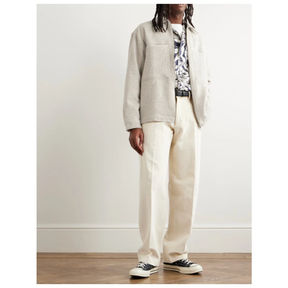Nn07 Zachte Merinowollen Ritsjas Beige Heren