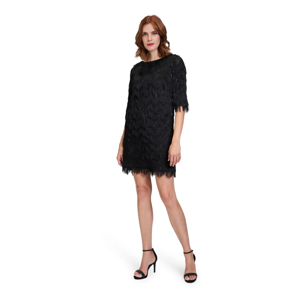 Vera Mont Franje Avondjurk Black Dames