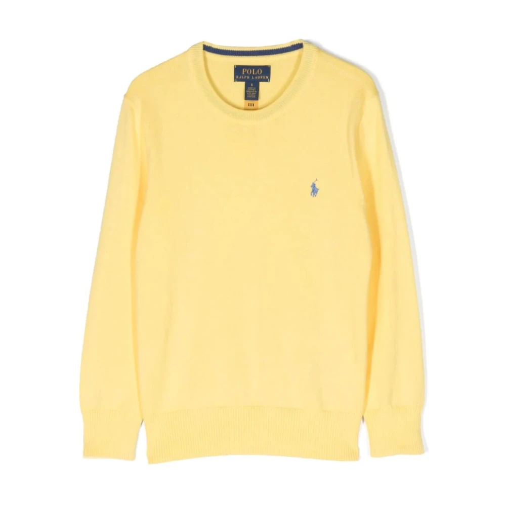 Ralph Lauren Unisex Kids Yellow Kids Knitwear, S, Oasis Jumper