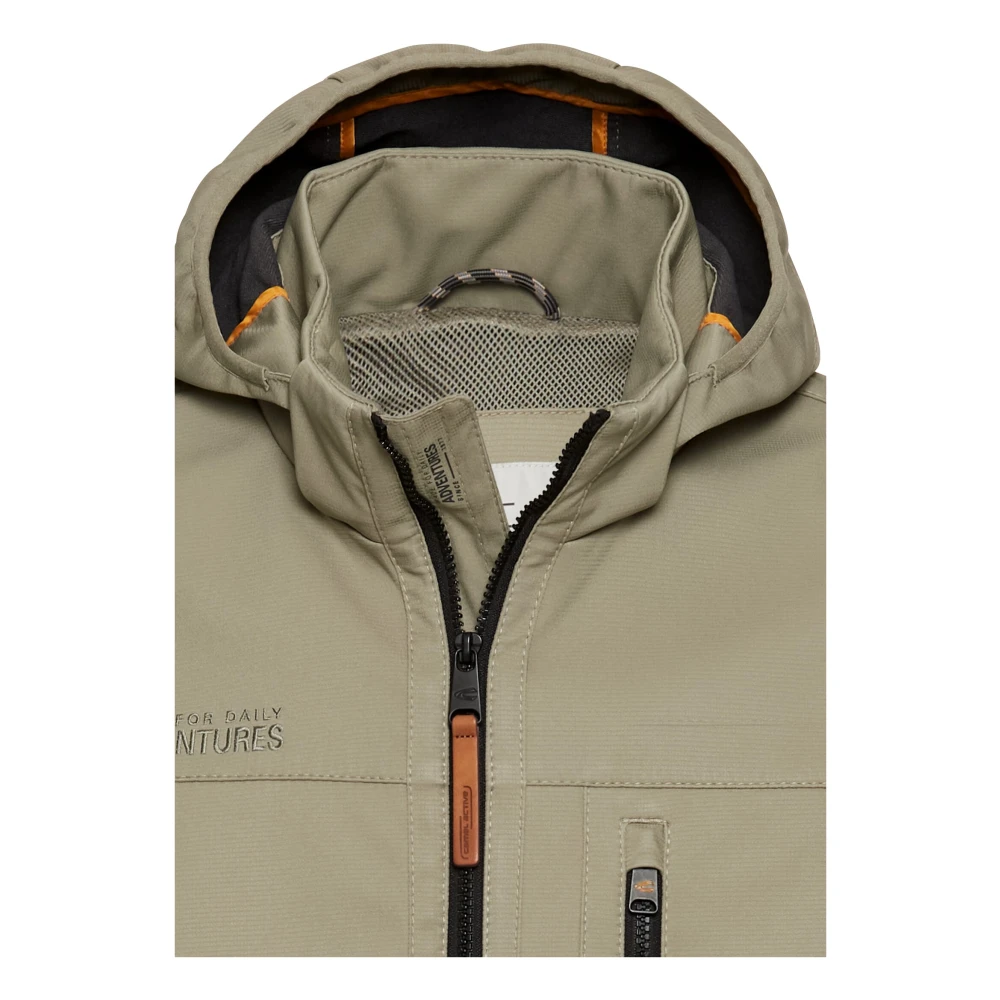 camel active Softshell jack van gerecycled polyester Beige Heren