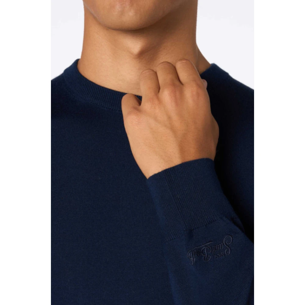 MC2 Saint Barth Regent Sweater voor Mannen Blue Heren