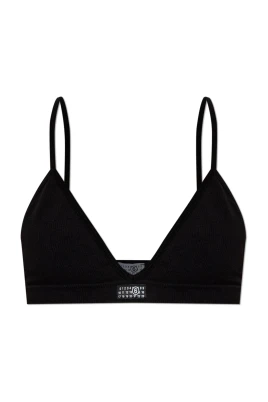 Label Ribbed Bra